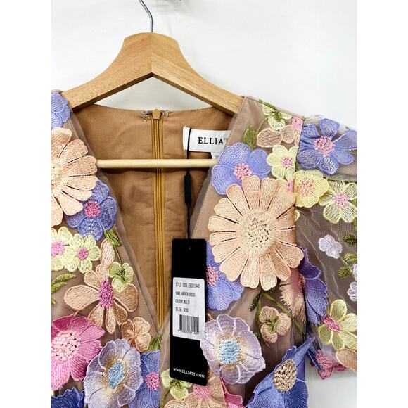 ELLIATT XS Anthea Floral 3D Mini Dress - Picture 3 of 5